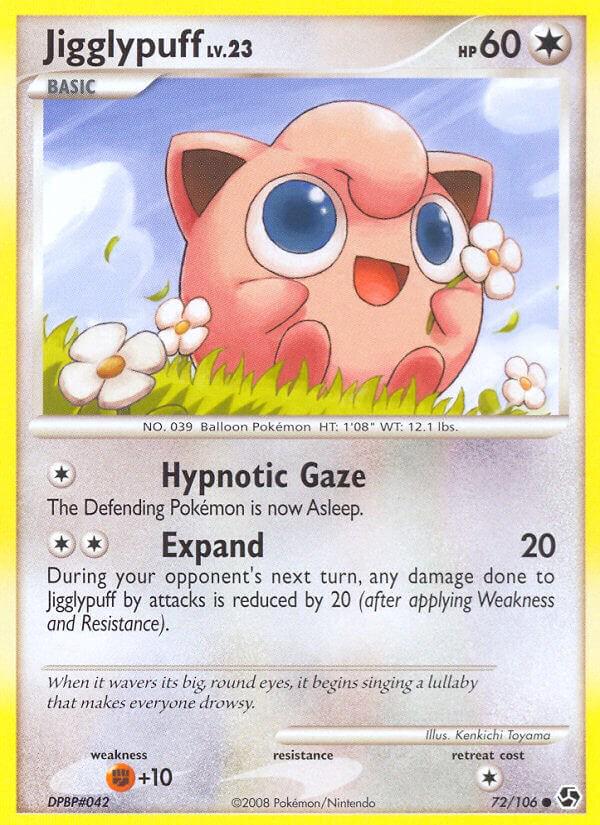 Jigglypuff #72 Pokemon Great Encounters MODERATELY PLAYED