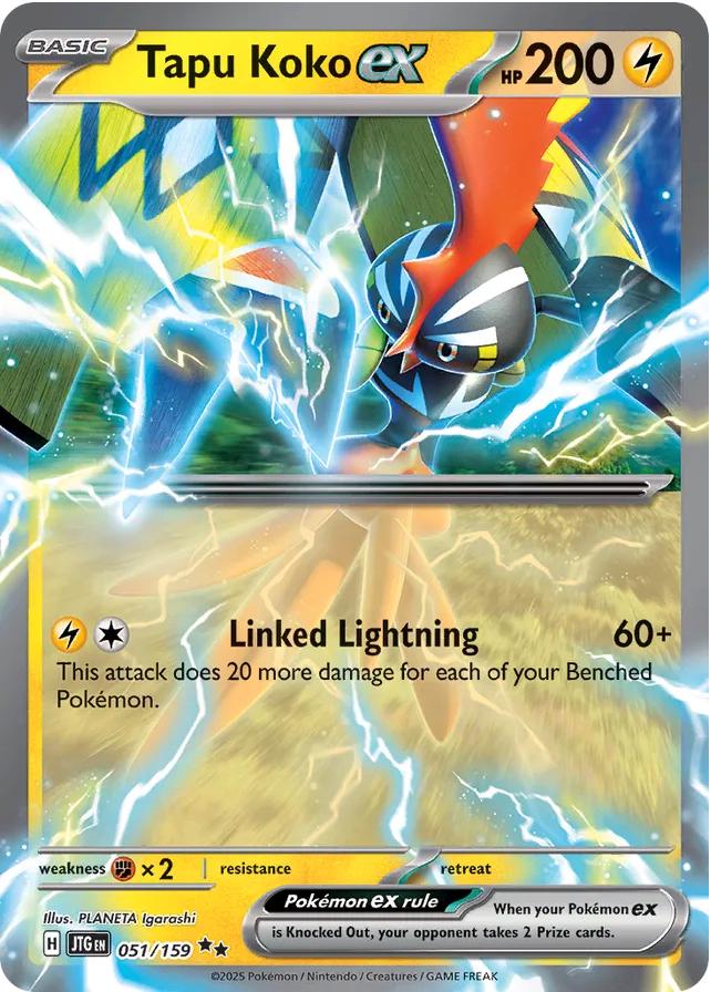 Tapu Koko ex #51 Pokemon Journey Together