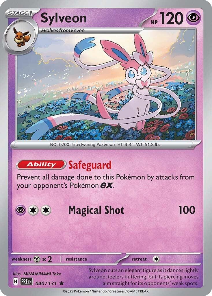 Sylveon #40 Pokemon Prismatic Evolutions