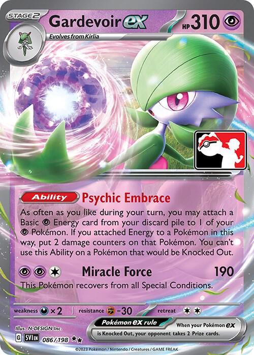 Gardevoir Ex [Prize Pack] #86 Pokemon Scarlet & Violet