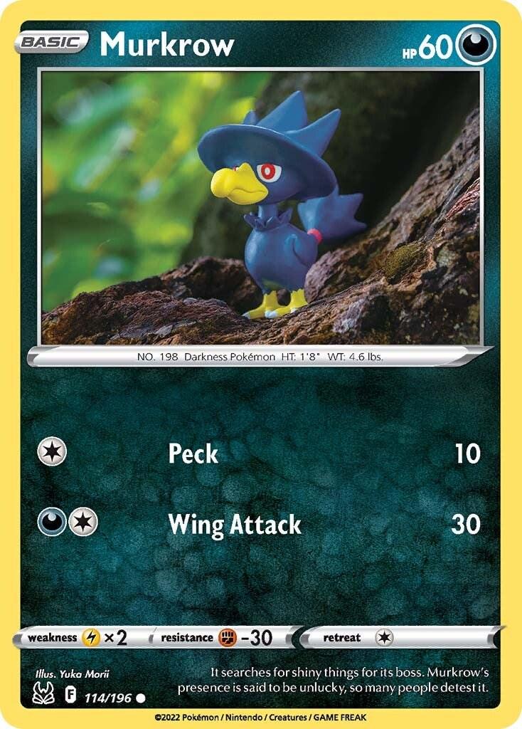 Murkrow #114 Pokemon Lost Origin