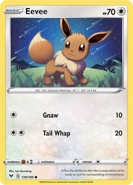 Eevee #130 Pokemon Vivid Voltage