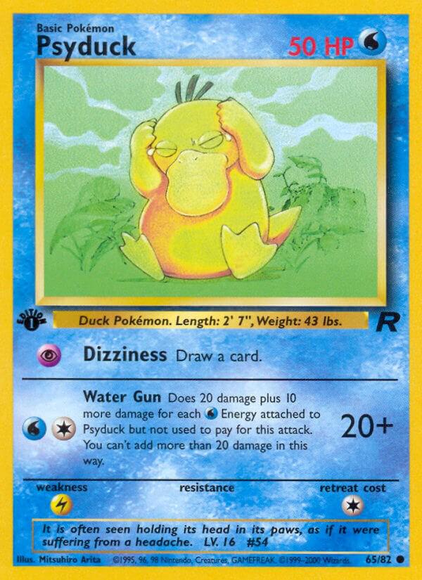 Psyduck [1st Edition] #65 Pokemon Team Rocket