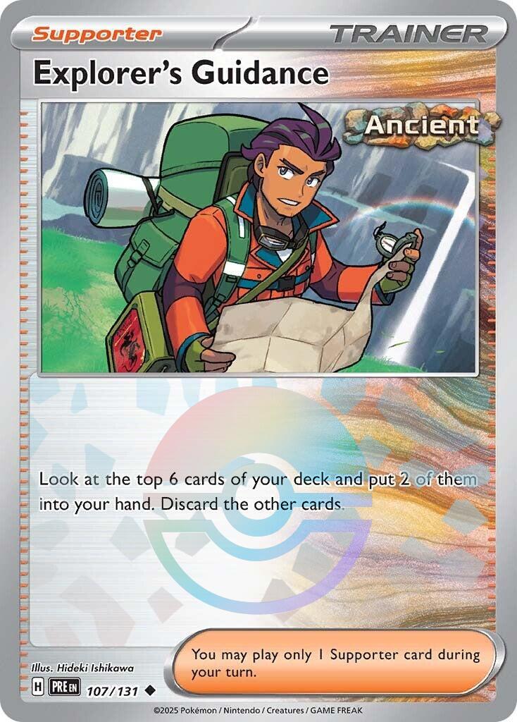 Explorer's Guidance [Poke Ball] #107 Pokemon Prismatic Evolutions