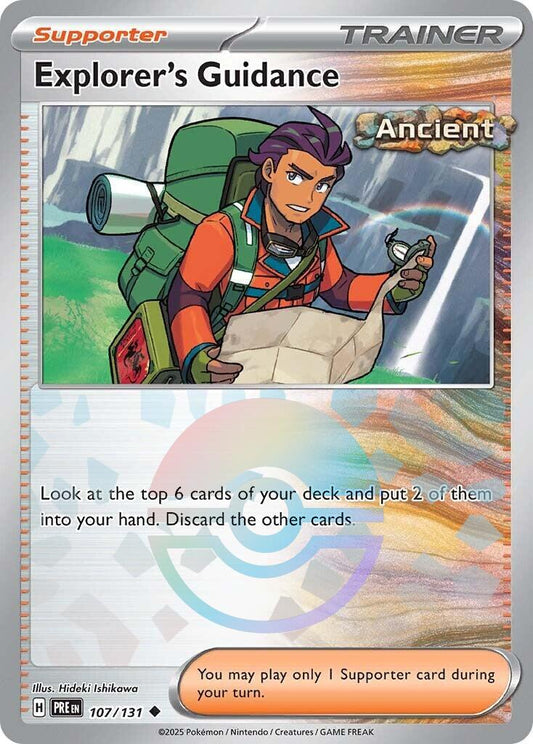 Explorer's Guidance [Poke Ball] #107 Pokemon Prismatic Evolutions