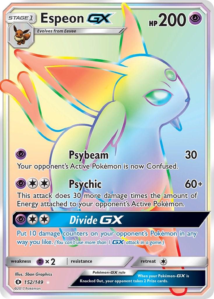 Espeon GX #152 Pokemon Sun & Moon