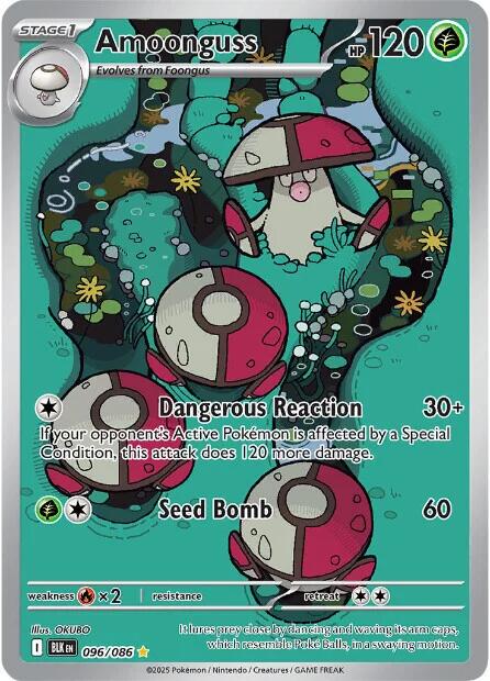 Amoonguss #96 Pokemon Black Bolt