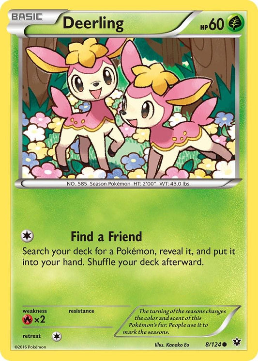 Deerling #8 Pokemon Fates Collide (Lightly Played)