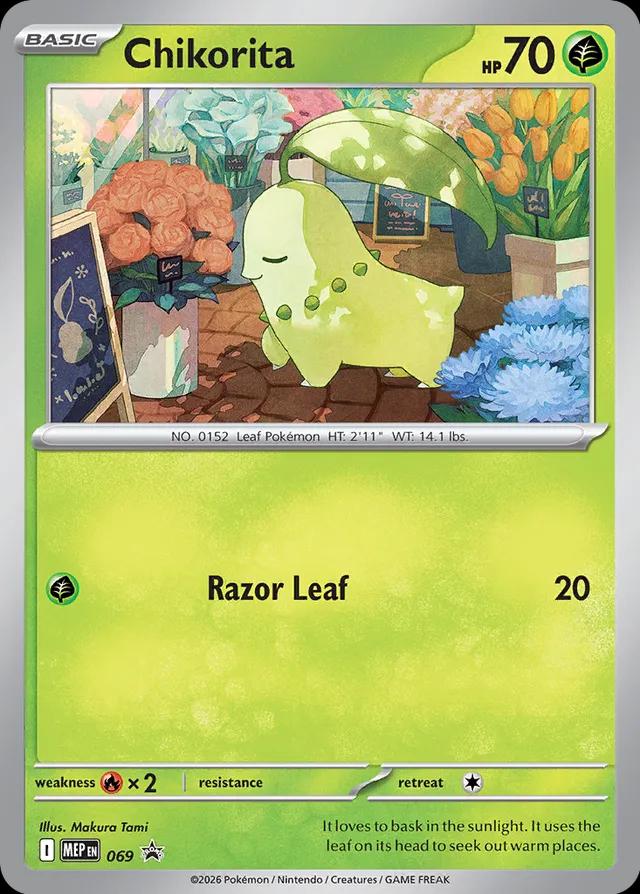 Chikorita #69 Pokemon Promo