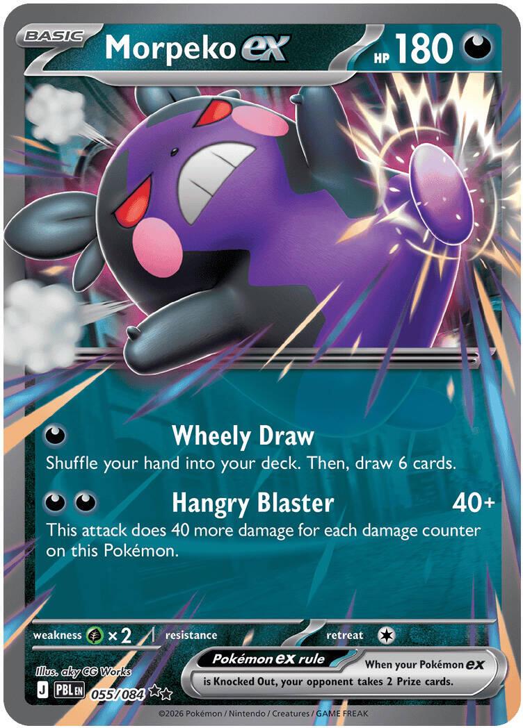Morpeko ex #55 Pokemon Pitch Black
