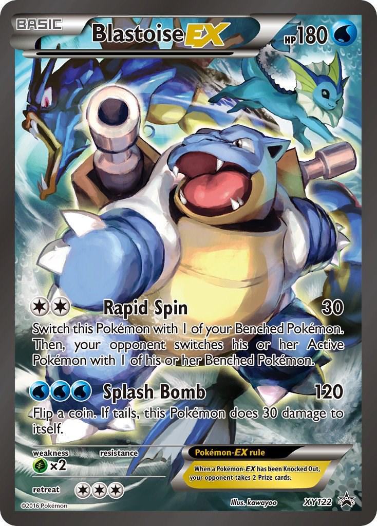 Blastoise EX #XY122 Pokemon Promo (PLAYED CONDITION)