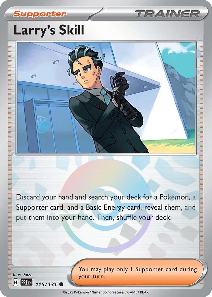 Larry's Skill [Poke Ball] #115 Pokemon Prismatic Evolutions