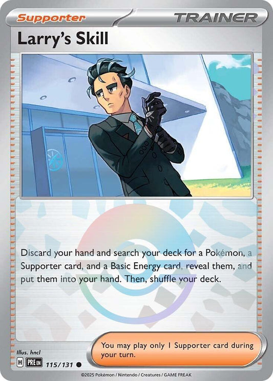 Larry's Skill [Poke Ball] #115 Pokemon Prismatic Evolutions