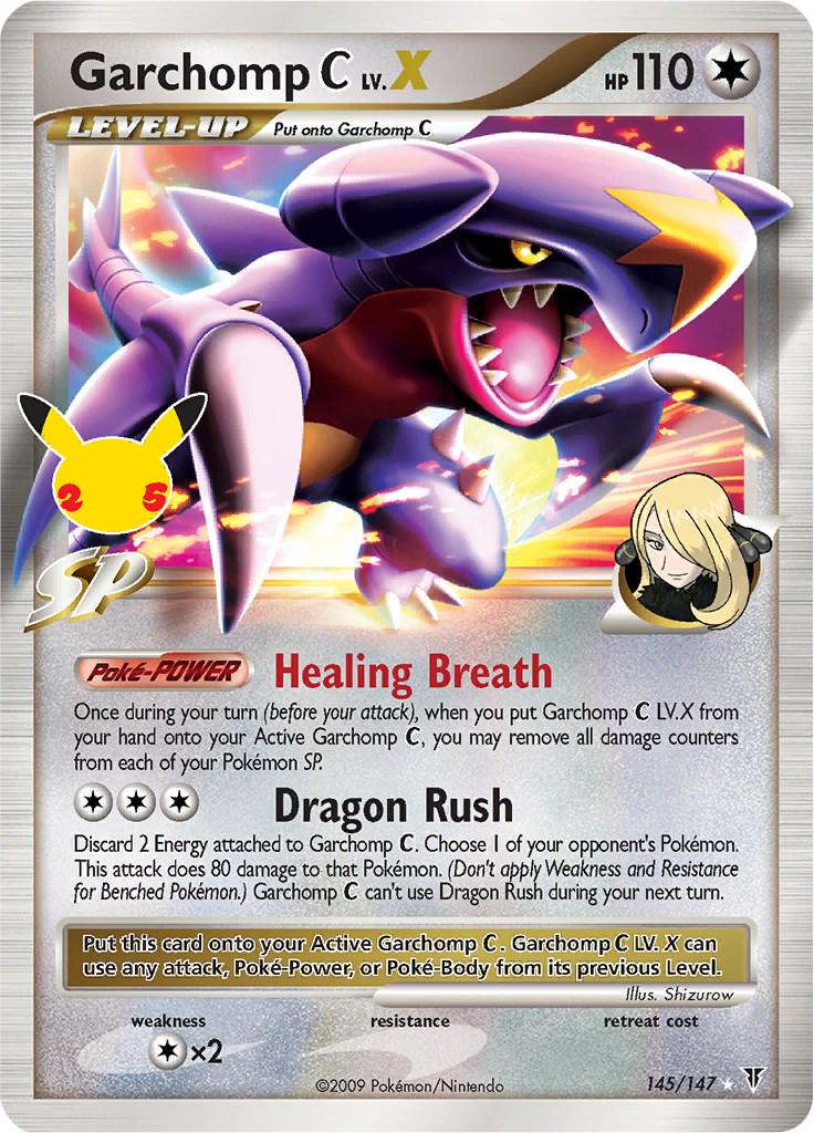 Garchomp C LV.X #145 Pokemon Celebrations