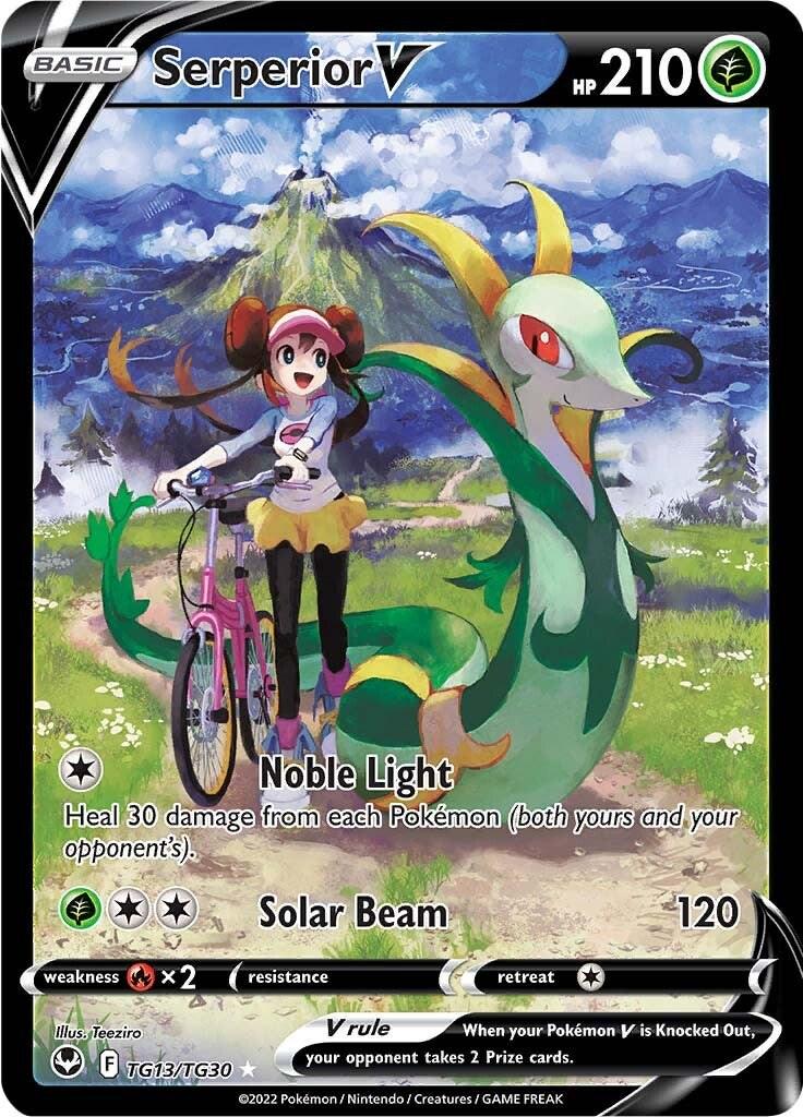 Serperior V #TG13 Pokemon Silver Tempest