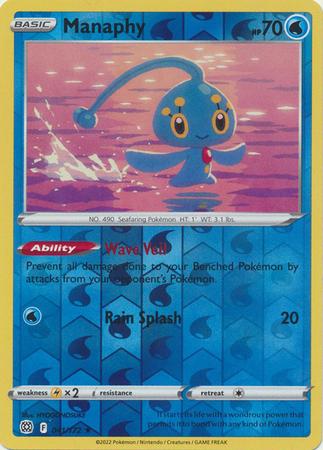 Manaphy [Reverse Holo] #41 Pokemon Brilliant Stars