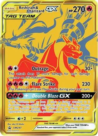 Reshiram & Charizard GX #SM247 Pokemon Promo