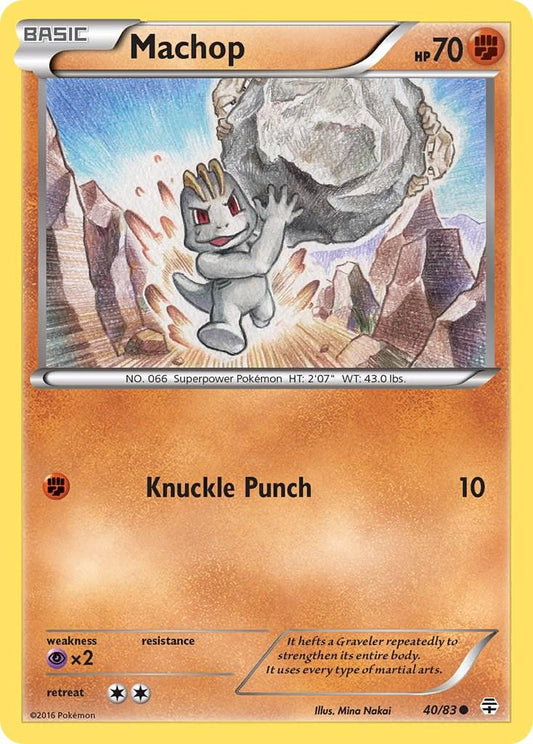Machop #40 Pokemon Generations