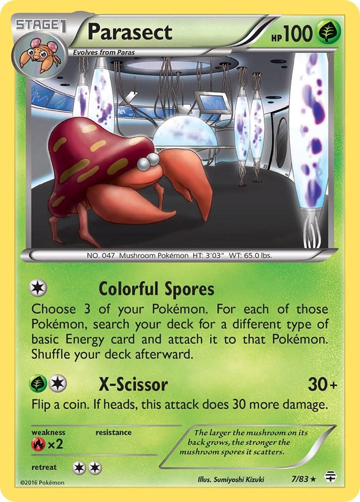 Parasect #7 Pokemon Generations
