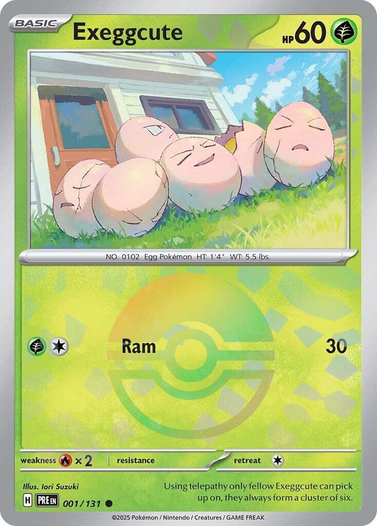 Exeggcute [Poke Ball] #1 Pokemon Prismatic Evolutions