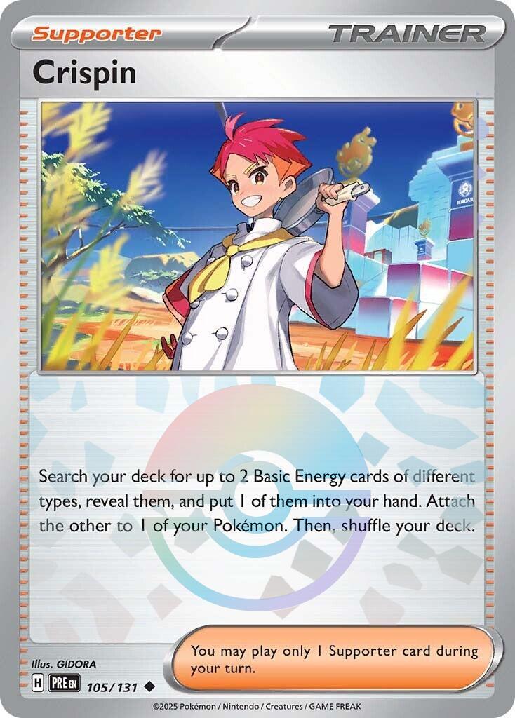 Crispin [Poke Ball] #105 Pokemon Prismatic Evolutions