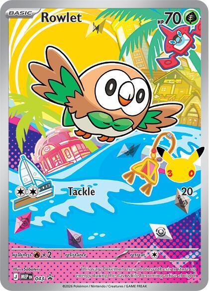 Rowlet #43 Pokemon Promo
