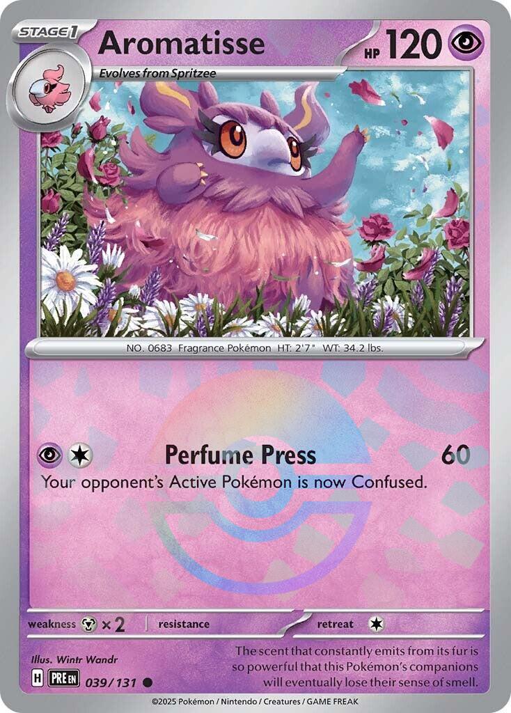 Aromatisse [Poke Ball] #39 Pokemon Prismatic Evolutions