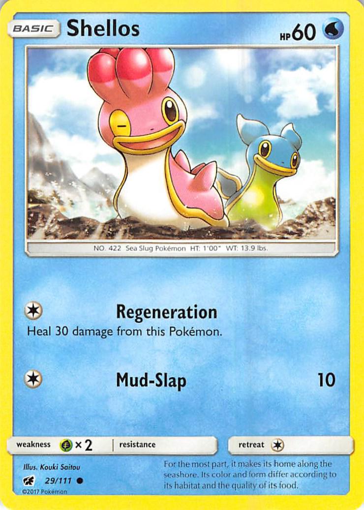 Shellos #29 Pokemon Crimson Invasion (Lightly Played)