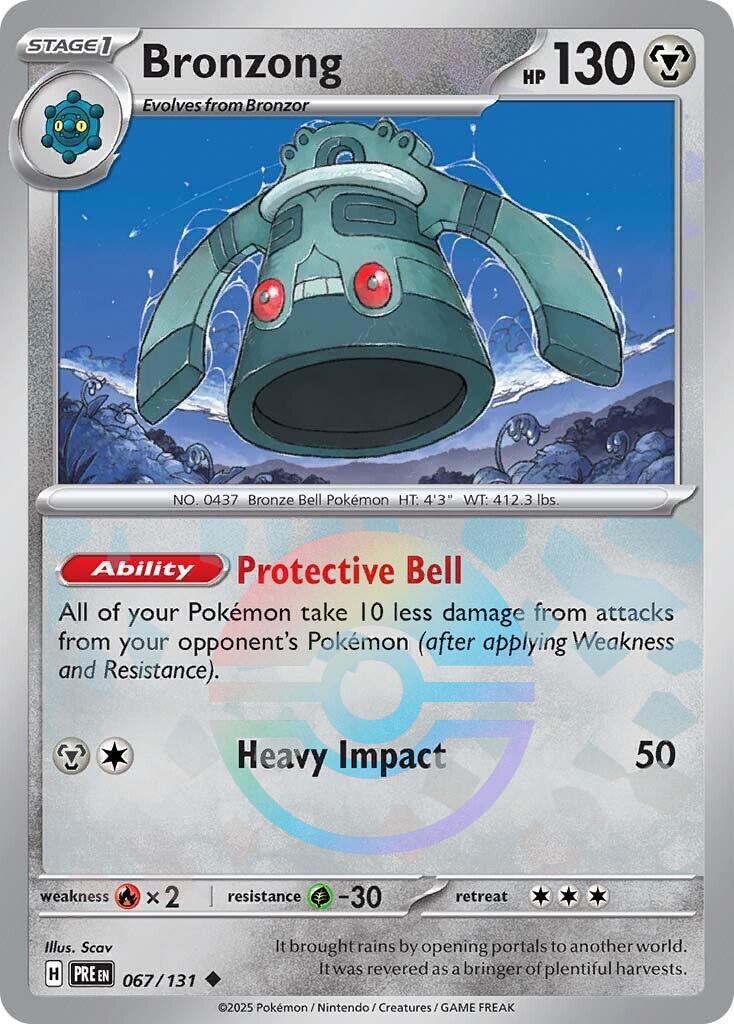 Bronzong [Poke Ball] #67 Pokemon Prismatic Evolutions