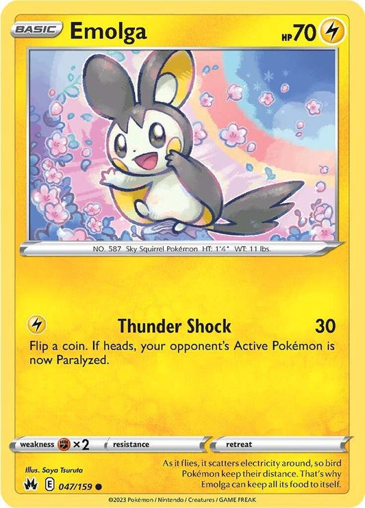 Emolga #47 Pokemon Crown Zenith