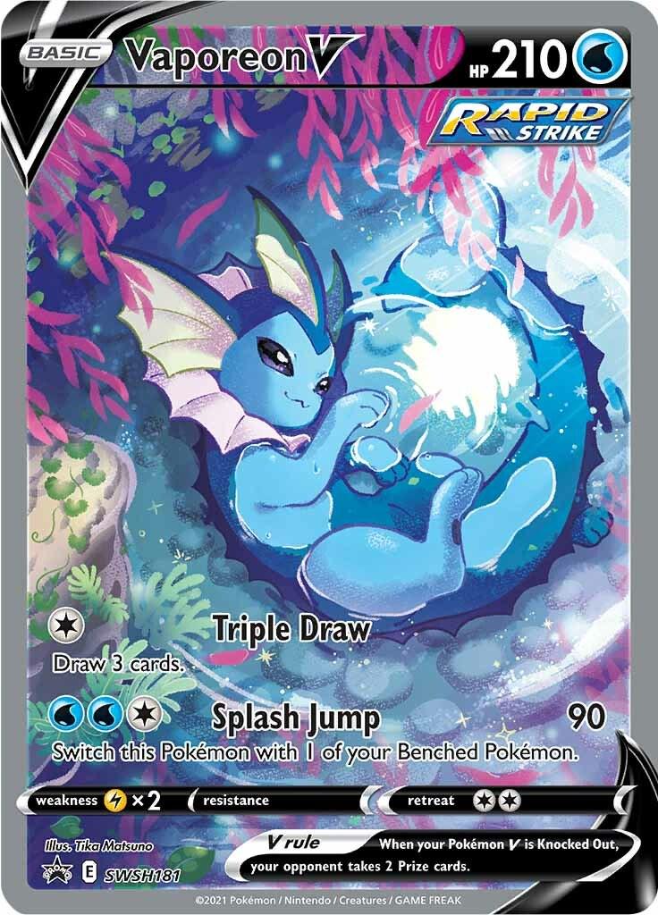 Vaporeon V #SWSH181 Pokemon Promo