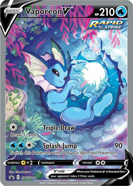 Vaporeon V #SWSH181 Pokemon Promo