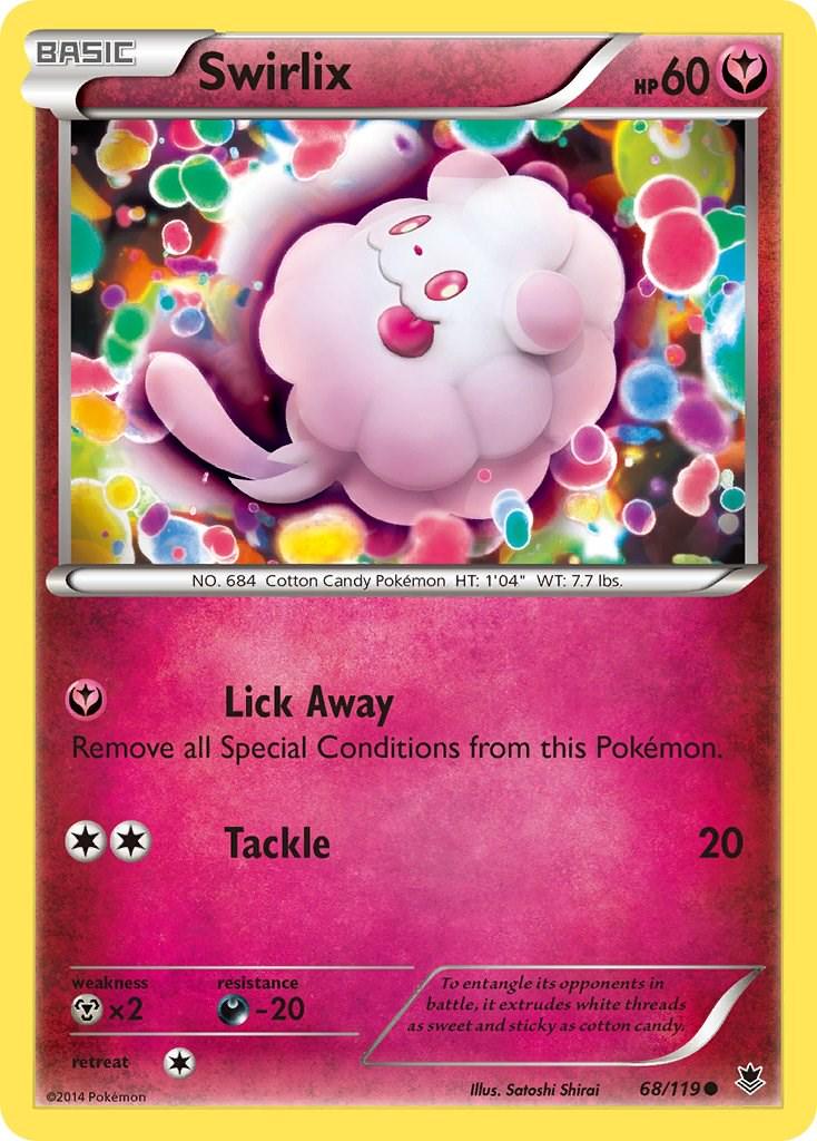 Swirlix #68 Pokemon Phantom Forces (Lightly Played)