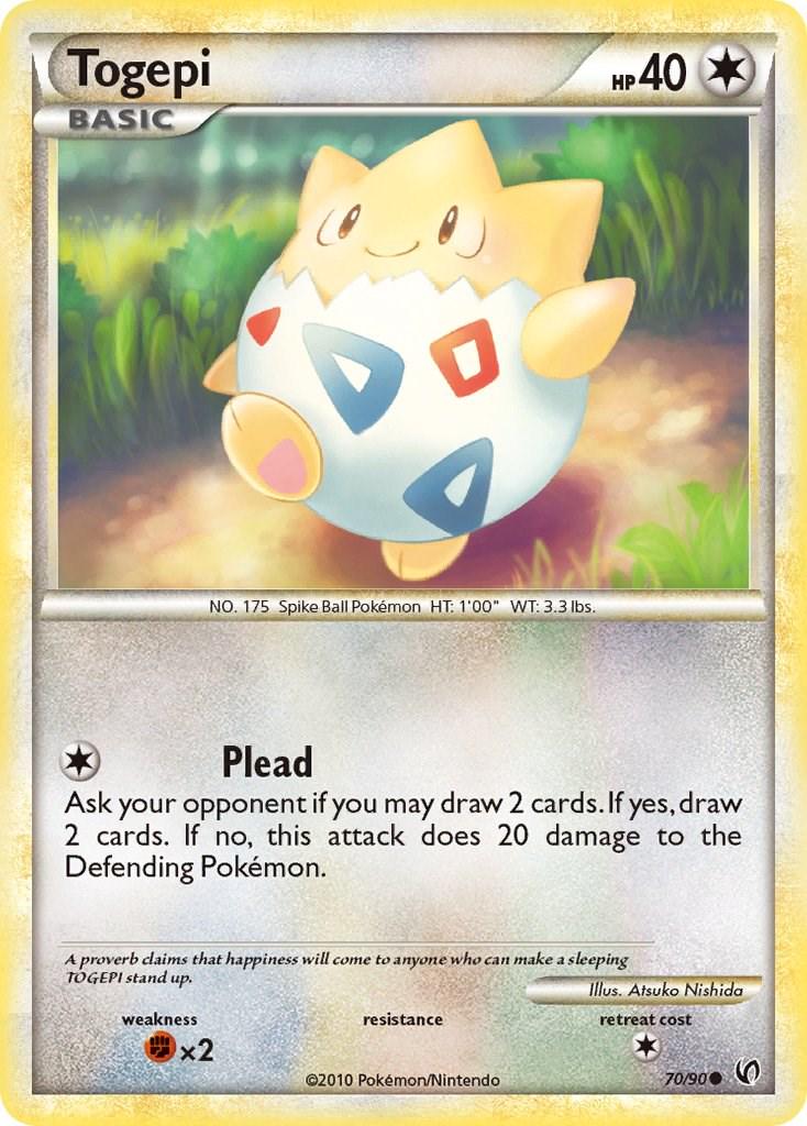 Togepi #70 Pokemon Undaunted