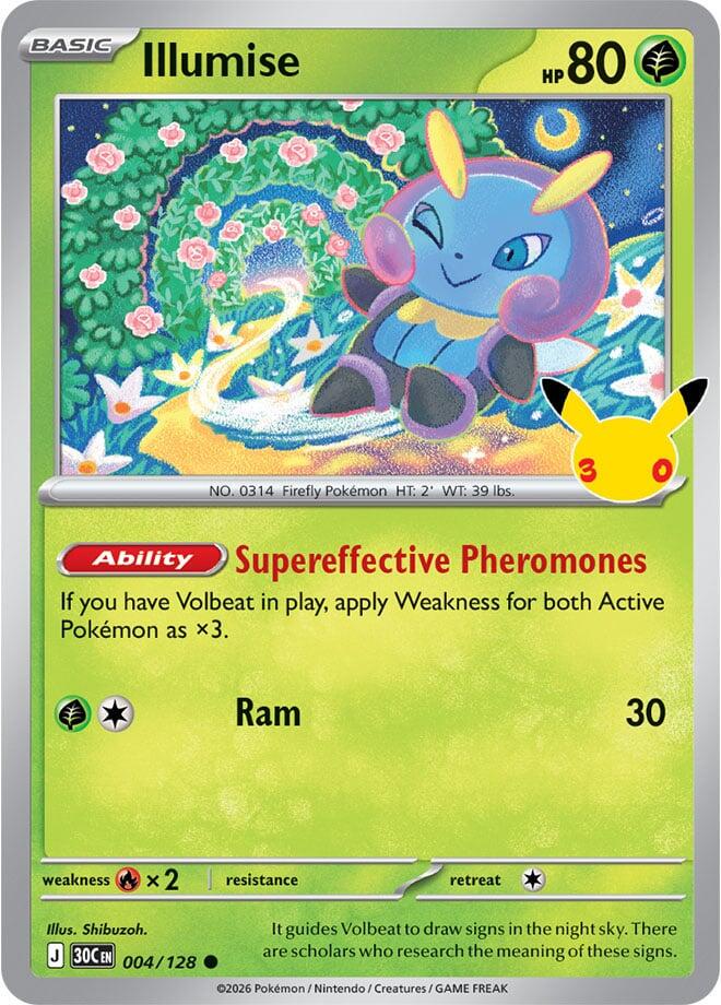 Illumise #4 Pokemon 30th Celebration