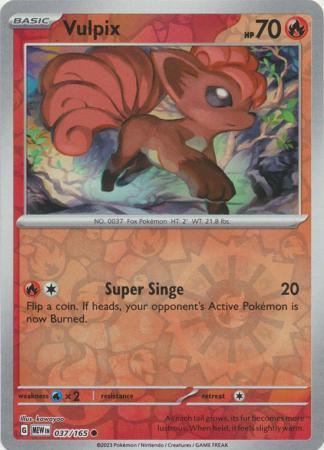 Vulpix [Reverse Holo] #37 Pokemon Scarlet & Violet 151