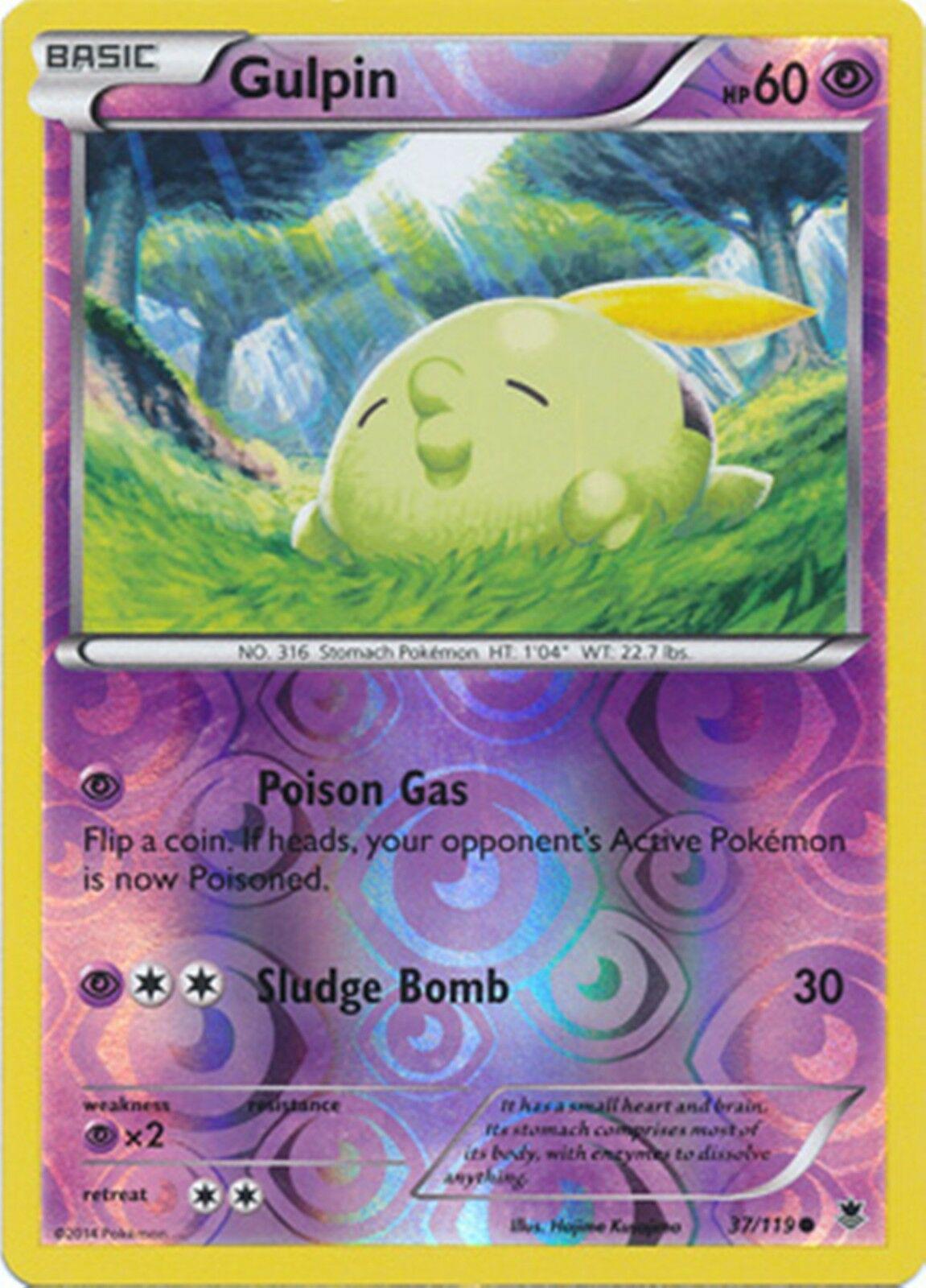 Gulpin [Reverse Holo] #37 Pokemon Phantom Forces