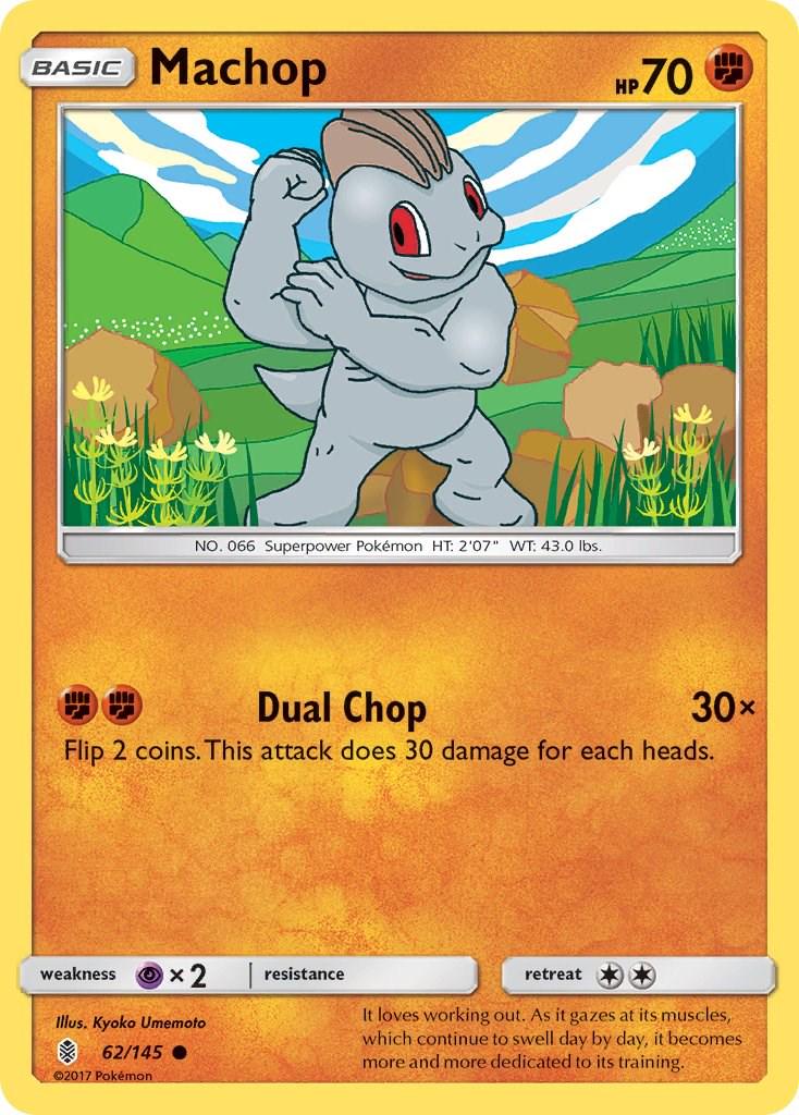Machop #62 Pokemon Guardians Rising LIGHTLY PLAYED