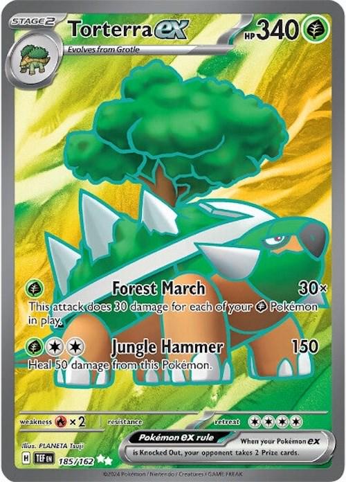 Torterra ex #185 Pokemon Temporal Forces