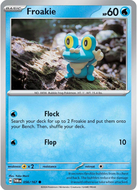 Froakie #56 Pokemon Twilight Masquerade Yuka Morii