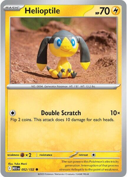 Helioptile #52 Pokemon Mega Evolution Yuka Morii