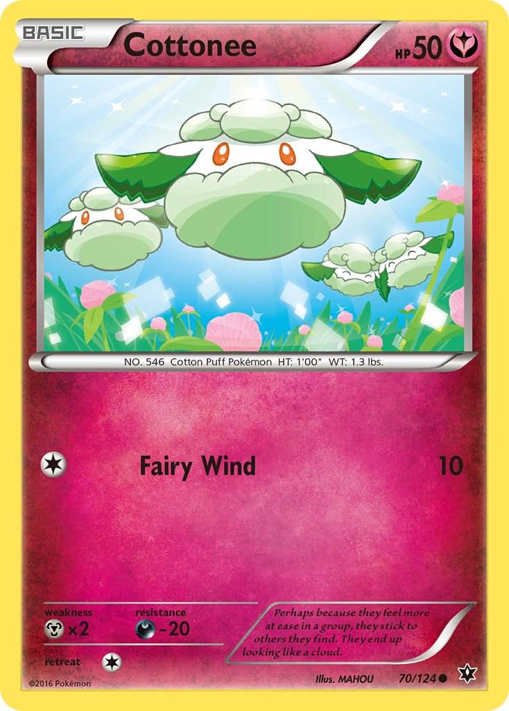 Cottonee #70 Pokemon Fates Collide