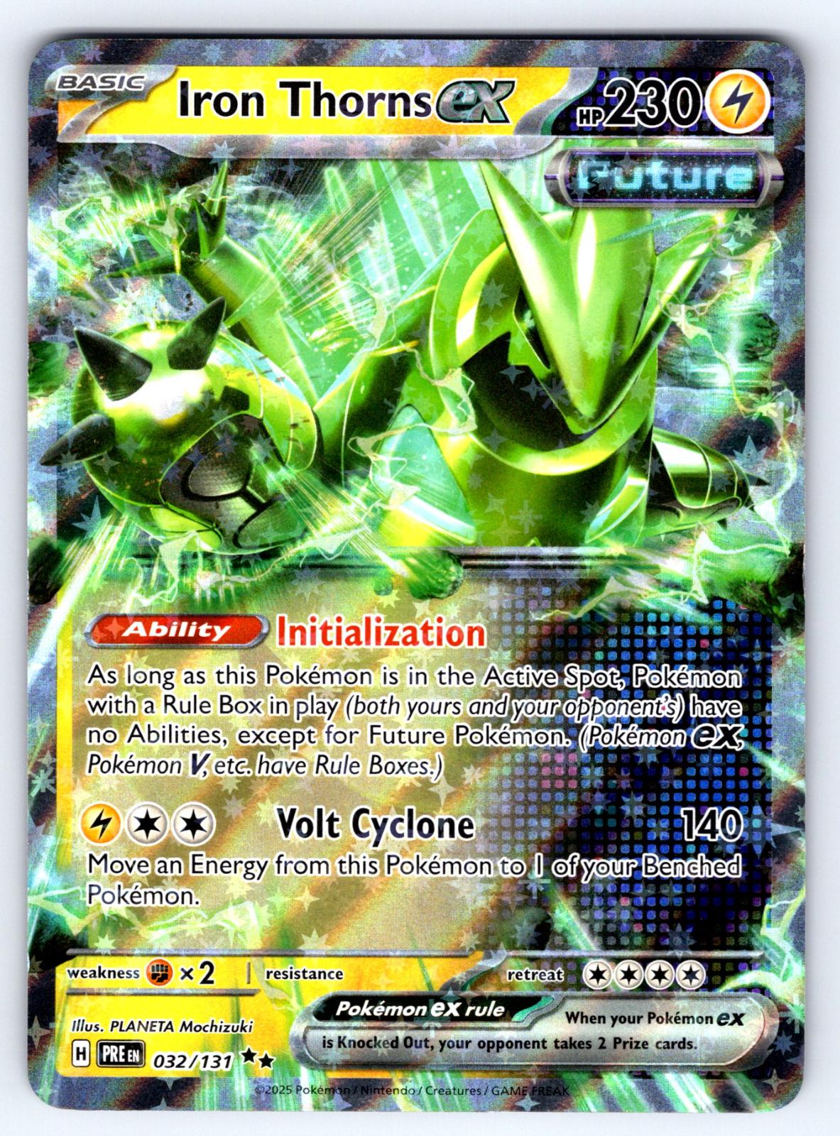 Iron Thorns Ex #32 Pokemon Prismatic Evolutions