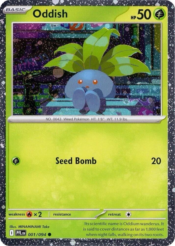 Oddish [Cosmos Holo] #1 Pokemon Phantasmal Flames
