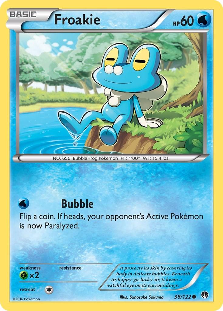 Froakie #38 Pokemon BREAKpoint (Lightly Played)