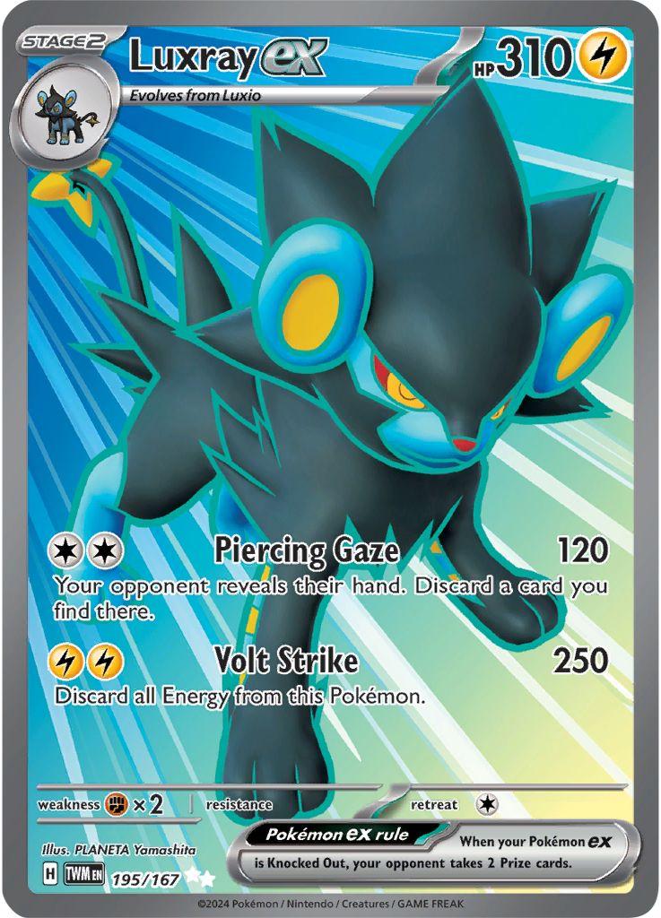 Luxray ex #195 Pokemon Twilight Masquerade