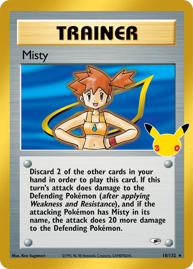 Misty #18 Pokemon 30th Celebration