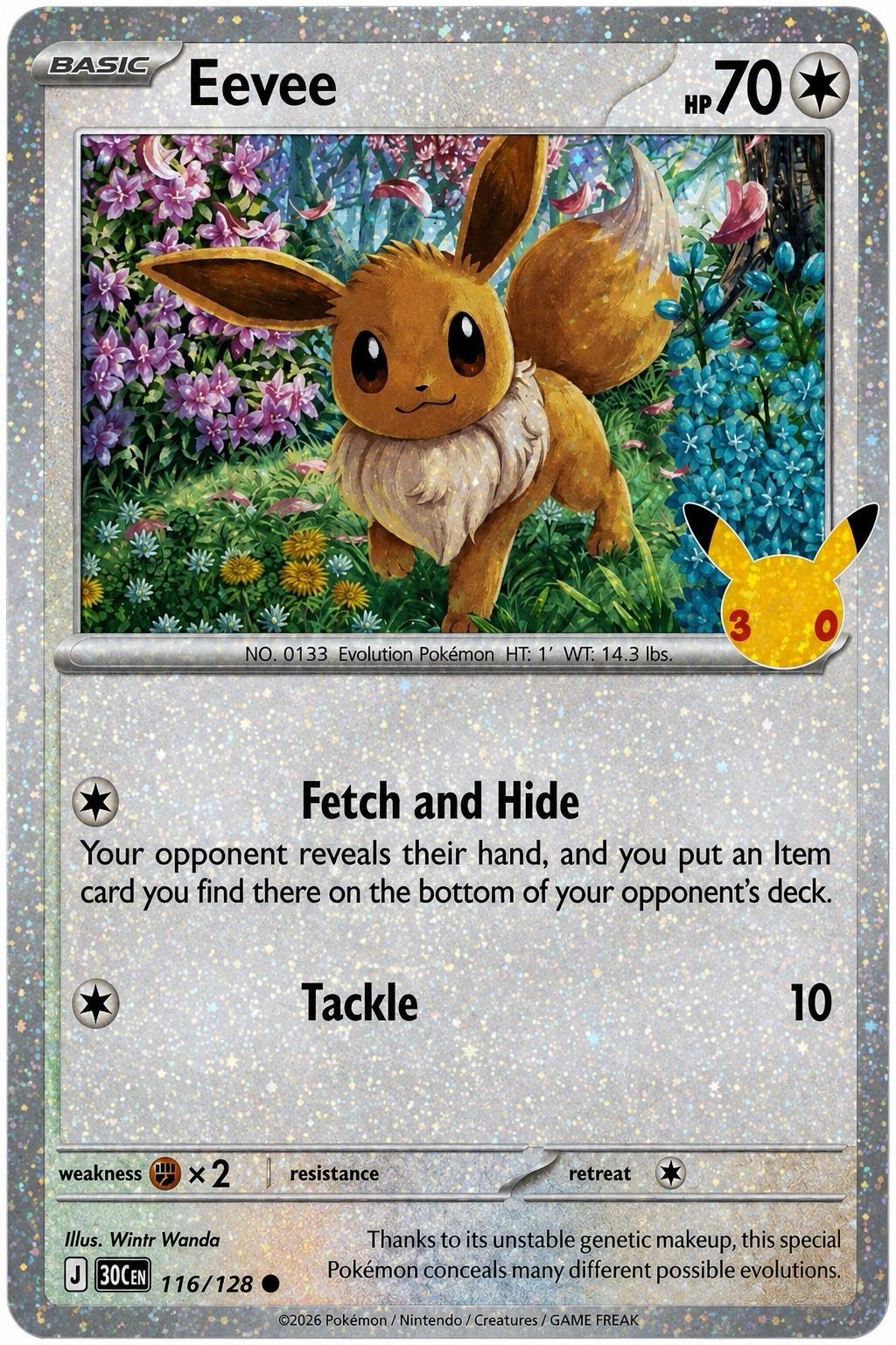Eevee [Knockout Collection] #116 Pokemon 30th Celebration