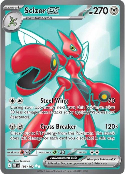 Scizor ex #195 Pokemon Temporal Forces