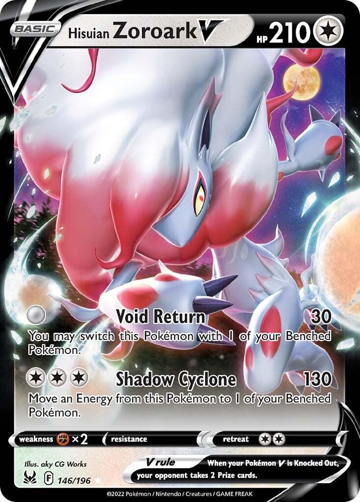 Hisuian Zoroark V #146 Pokemon Lost Origin